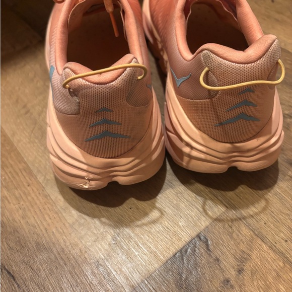 Hoka Rincon 3 Running Shoes in Shell Coral / Peach Parfait - Picture 6 of 7